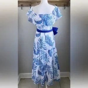 Lilly Pulitzer Sona Dress No Place Like Rome (Floral Dress) (Maxi Dress) (1)